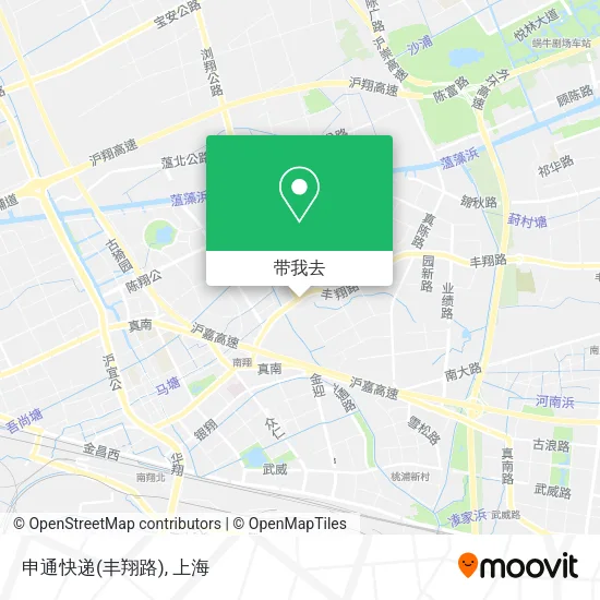 申通快递(丰翔路)地图
