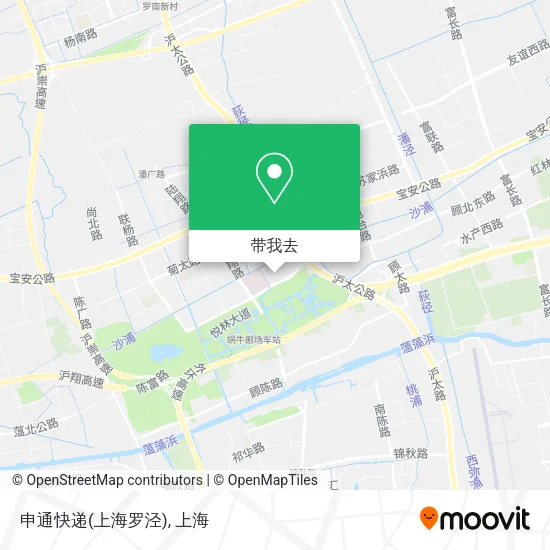 申通快递(上海罗泾)地图