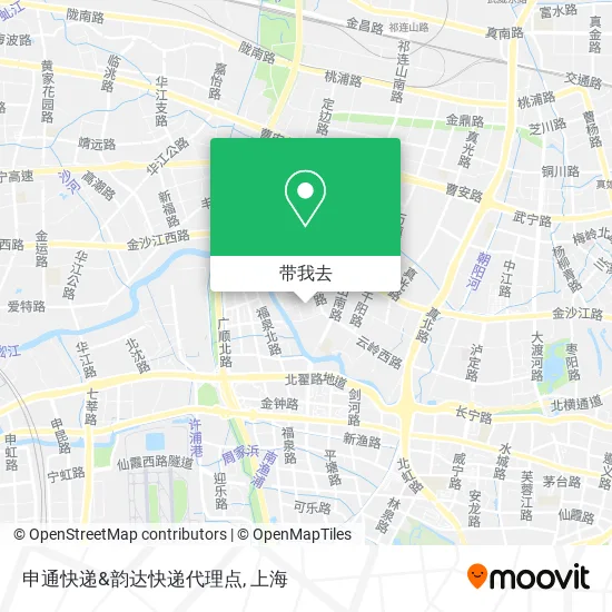 申通快递&韵达快递代理点地图