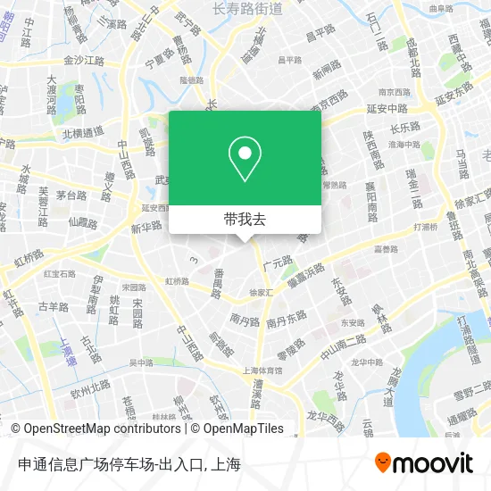 申通信息广场停车场-出入口地图
