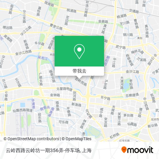 云岭西路云岭坊一期356弄-停车场地图