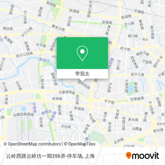 云岭西路云岭坊一期356弄-停车场地图