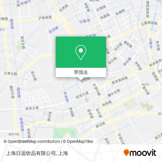 上海日远饮品有限公司地图