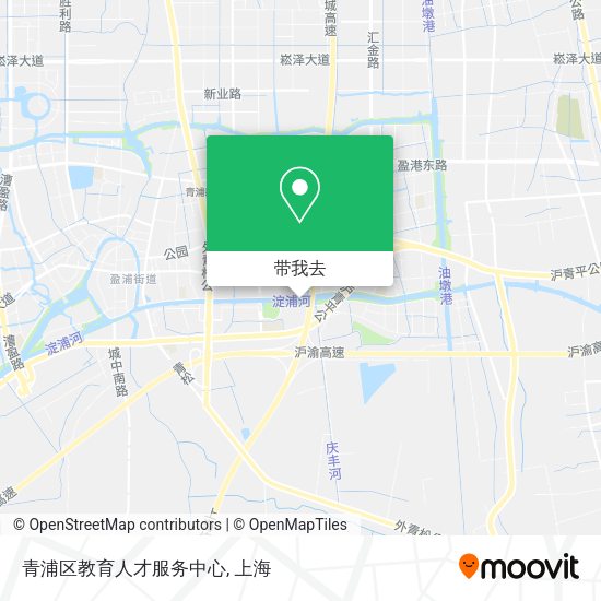 青浦区教育人才服务中心地图
