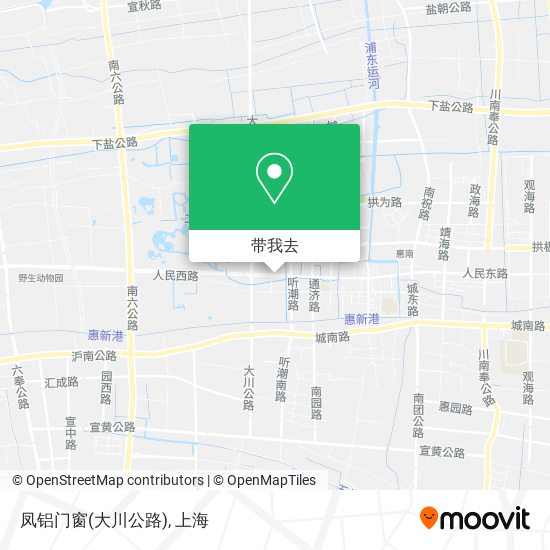凤铝门窗(大川公路)地图