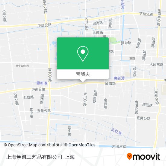 上海焕凯工艺品有限公司地图