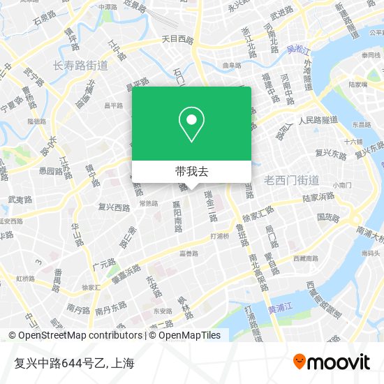 复兴中路644号乙地图