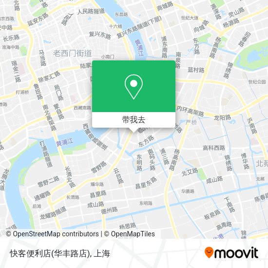快客便利店(华丰路店)地图