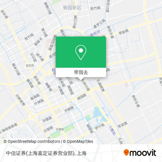 中信证券(上海嘉定证券营业部)地图