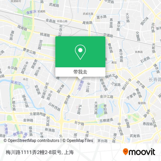 梅川路1111弄2幢2-8双号地图