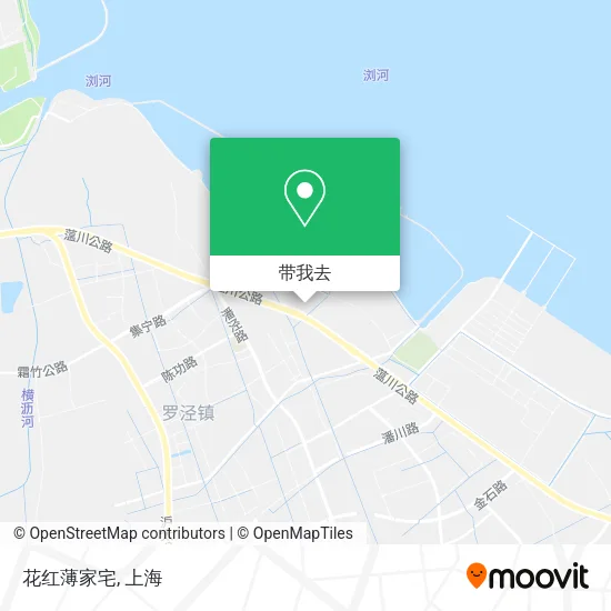 花红薄家宅地图