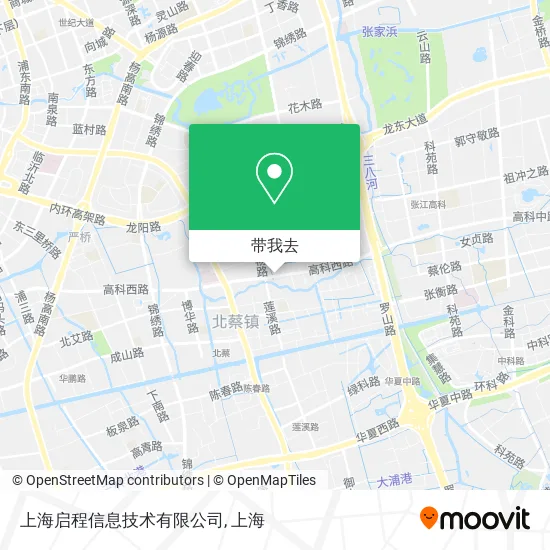 上海启程信息技术有限公司地图