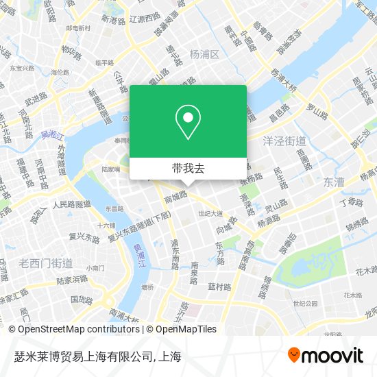 瑟米莱博贸易上海有限公司地图