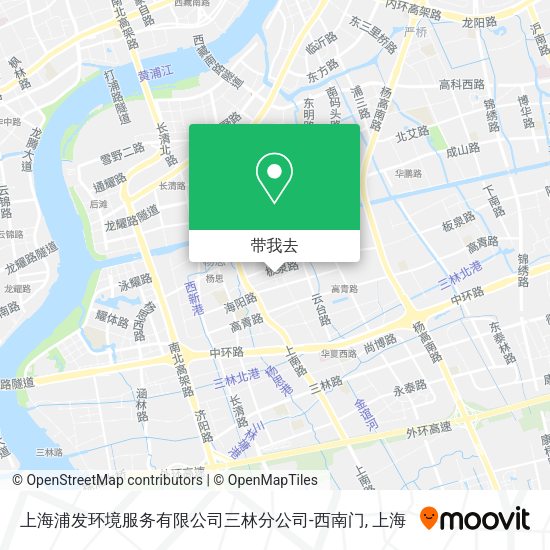 上海浦发环境服务有限公司三林分公司-西南门地图