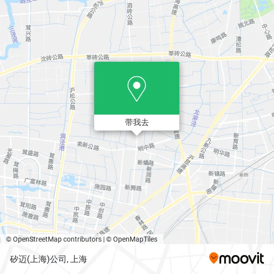 矽迈(上海)公司地图