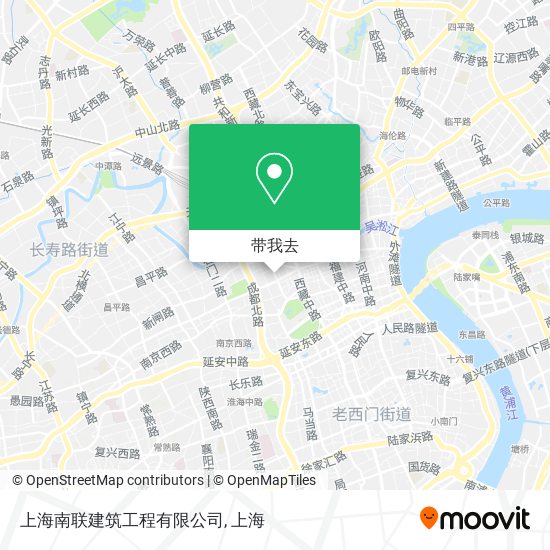 上海南联建筑工程有限公司地图