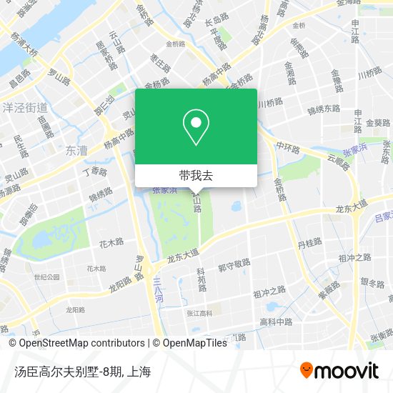 汤臣高尔夫别墅-8期地图