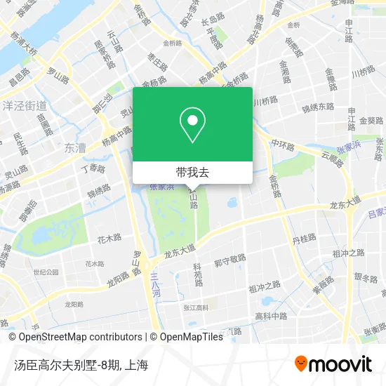 汤臣高尔夫别墅-8期地图