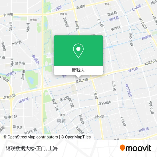 银联数据大楼-正门地图