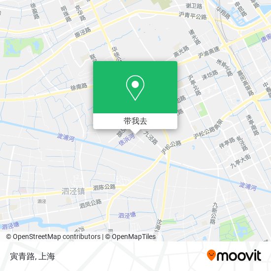 寅青路地图