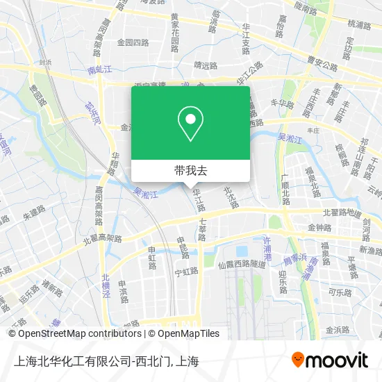 上海北华化工有限公司-西北门地图