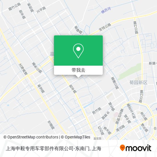 上海申毅专用车零部件有限公司-东南门地图