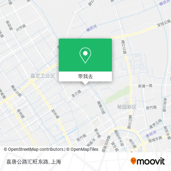 嘉唐公路汇旺东路地图