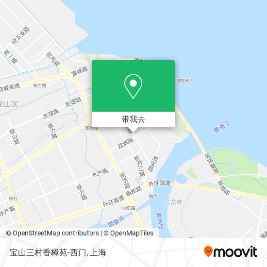 宝山三村香樟苑-西门地图