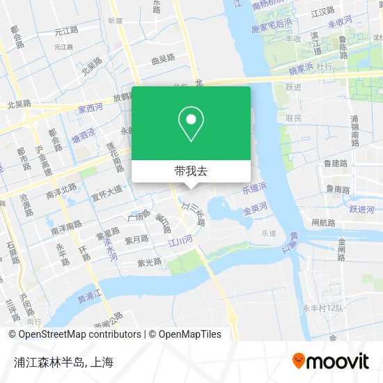浦江森林半岛地图