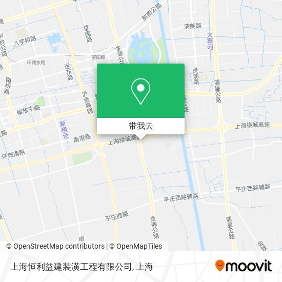 上海恒利益建装潢工程有限公司地图