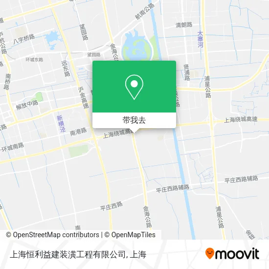 上海恒利益建装潢工程有限公司地图