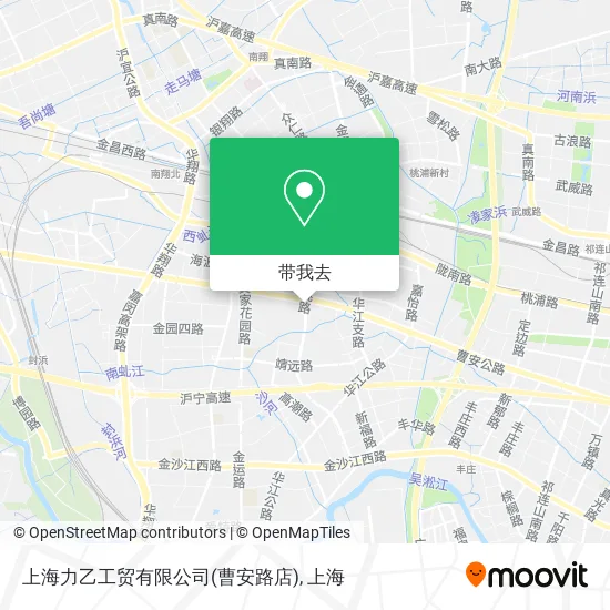 上海力乙工贸有限公司(曹安路店)地图