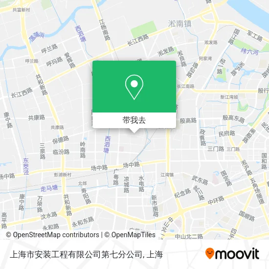 上海市安装工程有限公司第七分公司地图