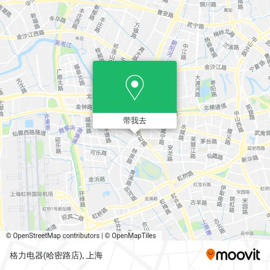 格力电器(哈密路店)地图