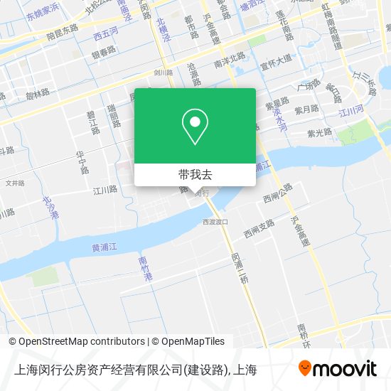 上海闵行公房资产经营有限公司(建设路)地图