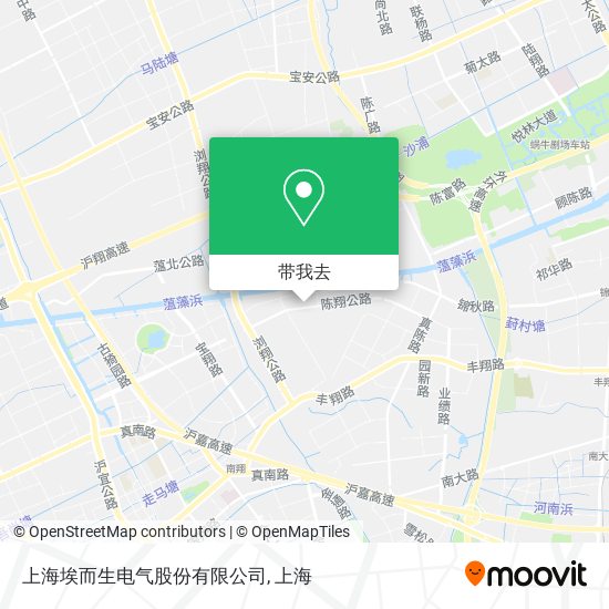 上海埃而生电气股份有限公司地图