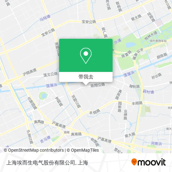 上海埃而生电气股份有限公司地图