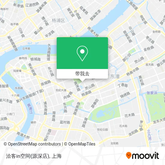 洽客in空间(源深店)地图