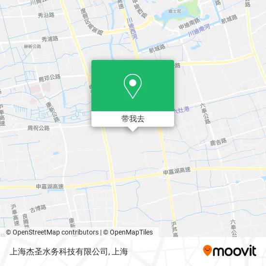 上海杰圣水务科技有限公司地图