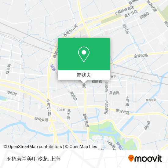 玉指若兰美甲沙龙地图