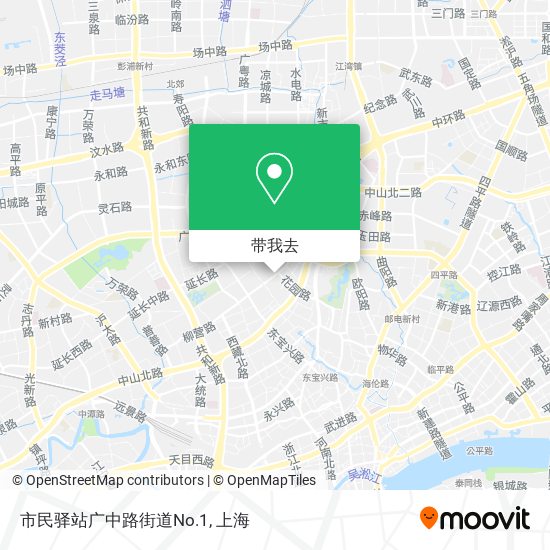 市民驿站广中路街道No.1地图
