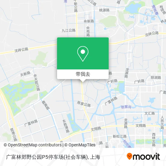 广富林郊野公园P5停车场(社会车辆)地图