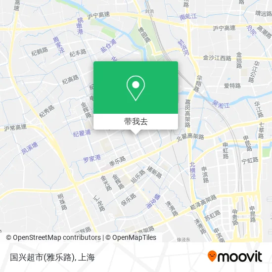 国兴超市(雅乐路)地图