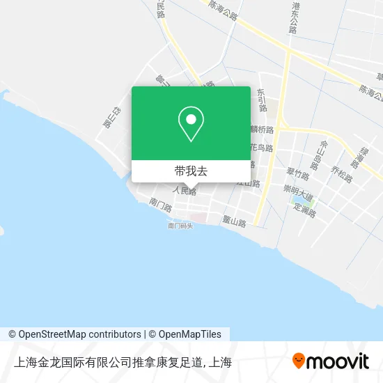 上海金龙国际有限公司推拿康复足道地图