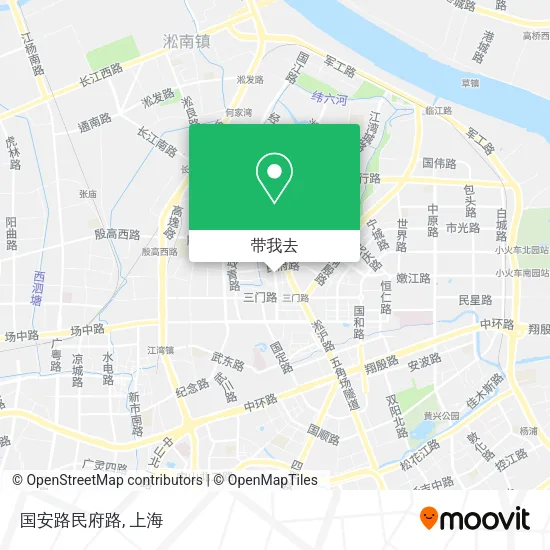 国安路民府路地图