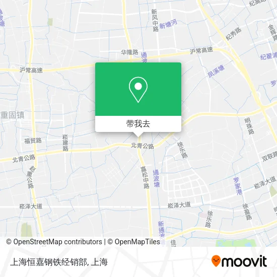 上海恒嘉钢铁经销部地图