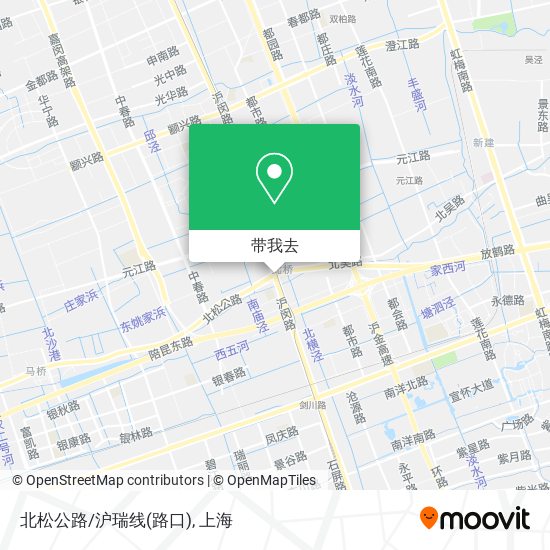 北松公路/沪瑞线(路口)地图