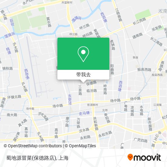 蜀地源冒菜(保德路店)地图