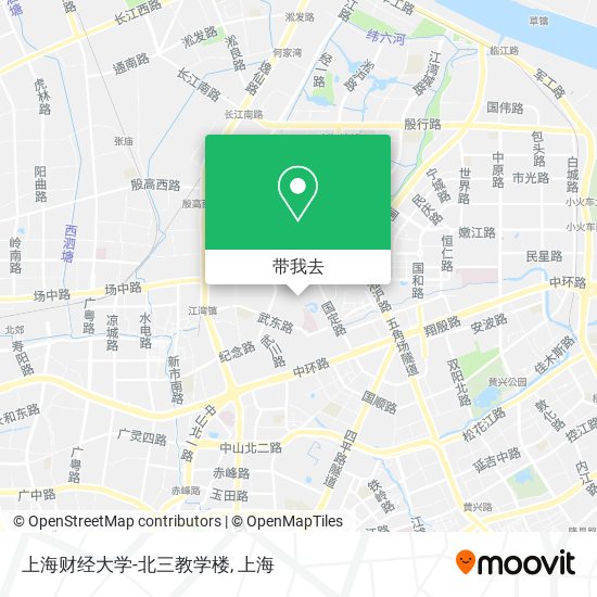 上海财经大学-北三教学楼地图