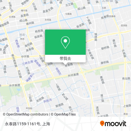 永泰路1159-1161号地图